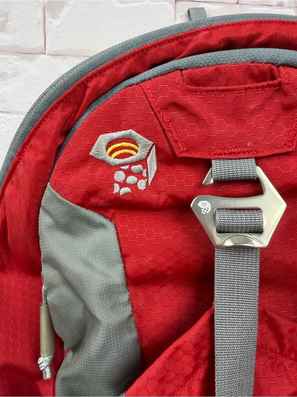 Mountain Hardwear Red and Gray Fluid 26 Daypack Backpack